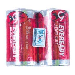 Dry Cells Size D Red pair